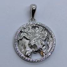 Oroszlán ezüst medál