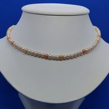 Édesvizi tenyésztett gyöngysor színes 