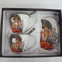 Mucha kétszemélyes kávéskészlet Mucha kétszemélyes kávéskészlet