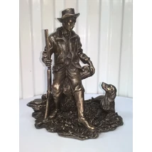 Vadász a kutyájával