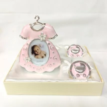 Első fog haj, és fényképtartó, keresztelős ajándék