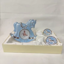 Első fog haj, és fényképtartó, keresztelős ajándék